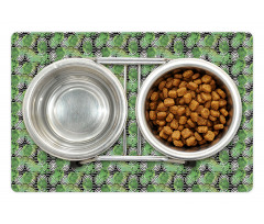 Concentric Circles Background Pet Mat