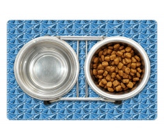 Aquatic Theme Modern Art Pet Mat