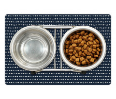 Horizontal Nautical Items Pet Mat