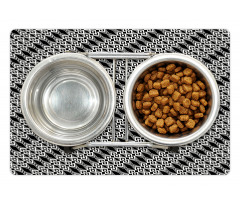 Diagonal Diamond Ornament Pet Mat