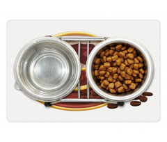 Cappuccino Spoon and Beans Pet Mat