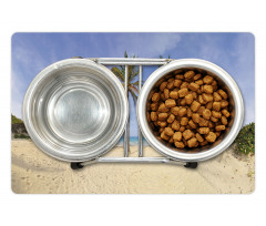 Cuban Beach Panorama Pet Mat