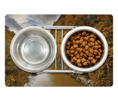 River Autumn Colors Pet Mat