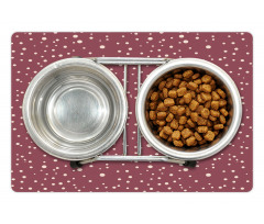 Chaotically Arranged Dots Pet Mat