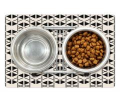 Modern Retro Shapes Art Pet Mat