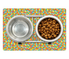 Simple Polygon Pattern Pet Mat