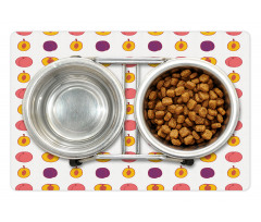 Tasty Food Choices Plum Peach Pet Mat