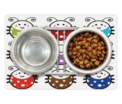 Smiling Ladybugs Set Pet Mat