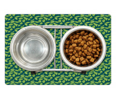 Jasmine Bush Leaves Art Pet Mat