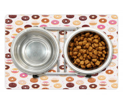 Colorful Yummy Donuts Pet Mat