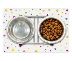 Vivid Stars Design Pet Mat