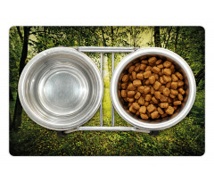 Scenic Morning in Nature Pet Mat