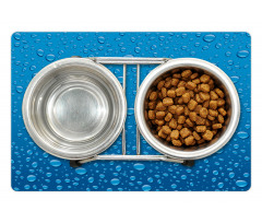 Water Drops Aquatic Rain Pet Mat