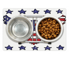 Patriotic Eagle Pet Mat