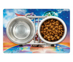 Cosmic Animals UFO Pet Mat