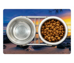 Horizon Sky Beach View Pet Mat