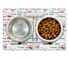 Romance Couple Love Pet Mat