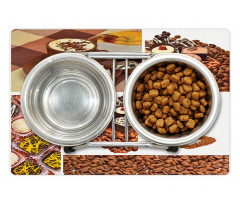 Sweets and Coffee Beans Pet Mat