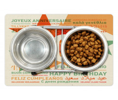 World Happy Birthday Pet Mat