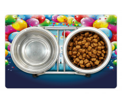 Surprise Party 3D Text Pet Mat