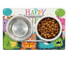 Monster Birthday Pet Mat