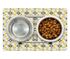 Squares Rounds Pet Mat