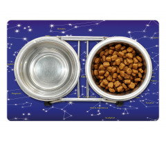 Names of Stars Pet Mat