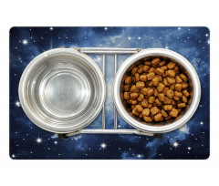 Blue Galaxies Pet Mat