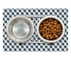 Cubes Squares 3D Style Pet Mat