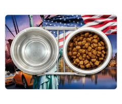 USA Touristic Concept Pet Mat