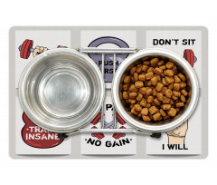 Cartoon Motivational Pet Mat