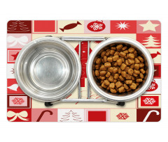 Trees Candy Stars Pet Mat