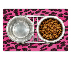 Vibrant Leopard Skin Pet Mat