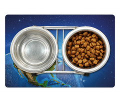 United States in Space Pet Mat