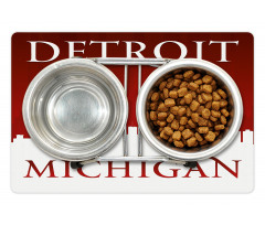 Michigan City Letters Pet Mat