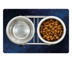 Space and Stars Pet Mat