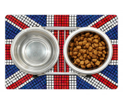 Mosaic British Flag Pet Mat