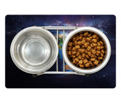 Face of Earth in Space Pet Mat