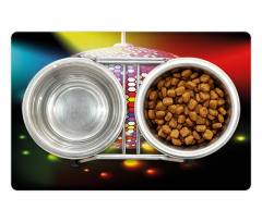 Vivid Disco Ball Pet Mat