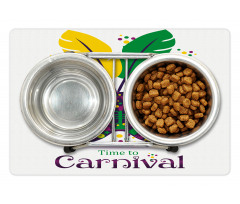 Time to Carnival Pet Mat