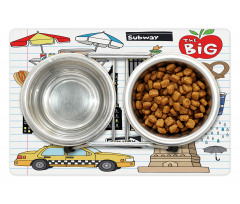 Big Apple Hot Dog Pet Mat