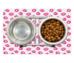 Vibrant Colored Lipstick Pet Mat