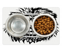 Savannah Wildlife Pattern Pet Mat