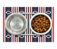 Stripes Maritime Pet Mat