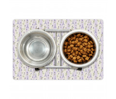 Lavender Eiffel Pastel Pet Mat