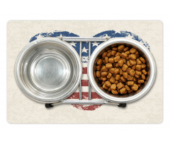 Patriotic Flag USA Pet Mat