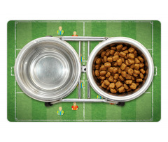 Goalkeeper Striker Motif Pet Mat