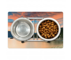 Sunset at Lake Tahoe USA Pet Mat