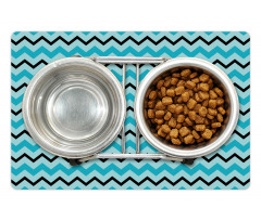 Retro Inspirations Chevron Pet Mat