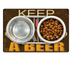 Have a Beer Vintage Pet Mat